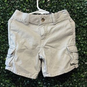 🔥5/$25🔥 NAUTICA 12-18MOS BOY BABY/TODDLER KHAKI CARGO SHORTS